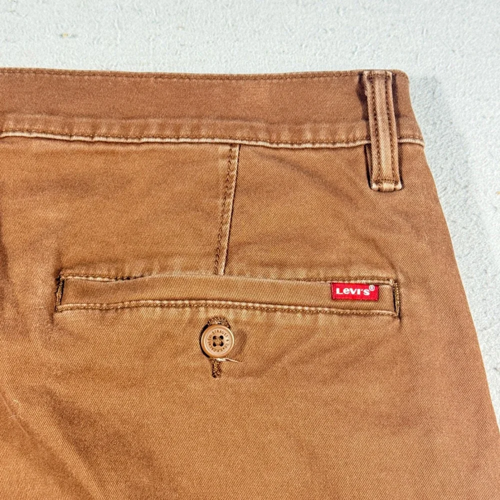 Levis XX Chino Standard Taper Brown Tobacco Pants 36x30 85226-0184